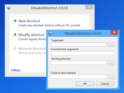 ElevatedShortcut 2.0.0.8
