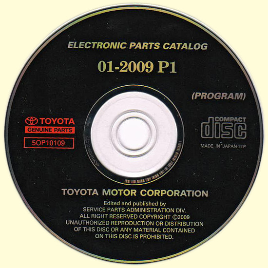Toyota EPC - Program P1 (setup)